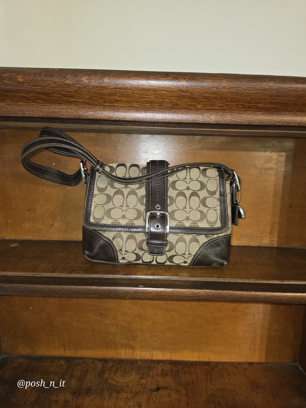 **EUC** Coach Signature Shoulder Bag